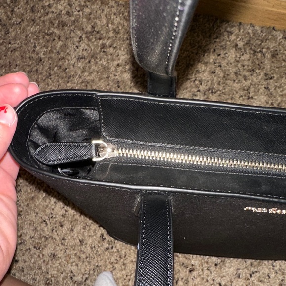 Kate Spade Glittering Black Tote with Matching Clutch - Picture 10 of 12